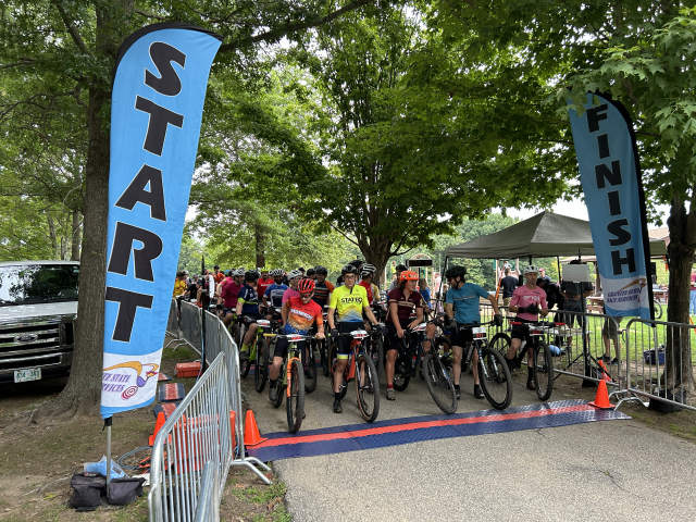 Riders at the start